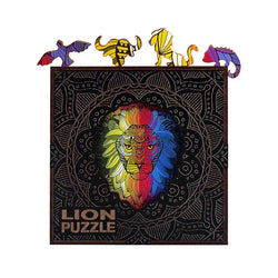 Lion 70 Piece Wooden Jigsaw Puzzle Geek Toys (ONLINE ORDER ONLY)