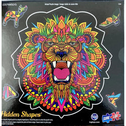 Lion Hidden Shapes 300 Piece Jigsaw Puzzle Sure Lox (ONLINE ORDER ONLY)