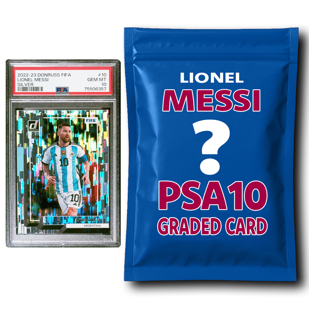 Lionel Messi PSA 10 Graded Card Mystery Pack (ONLINE ORDER ONLY)