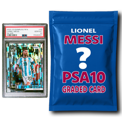 Lionel Messi PSA 10 Graded Card Mystery Pack