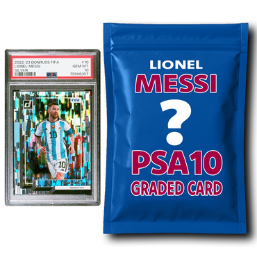 Lionel Messi PSA 10 Graded Card Mystery Pack