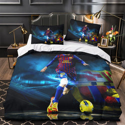 Lionel Messi Pattern Bedding Set Quilt Cover Without Filler (Online Order Only)