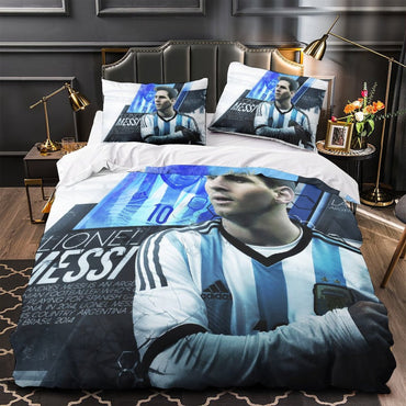 Messi Bedding Set Pattern Quilt Cover Without Filler (Online Order Only)