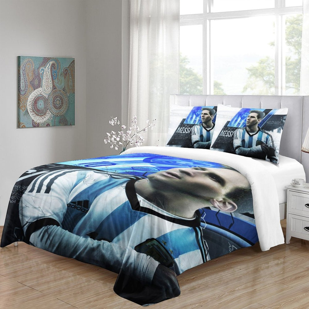 Messi Bedding Set Pattern Quilt Cover Without Filler (Online Order Only)