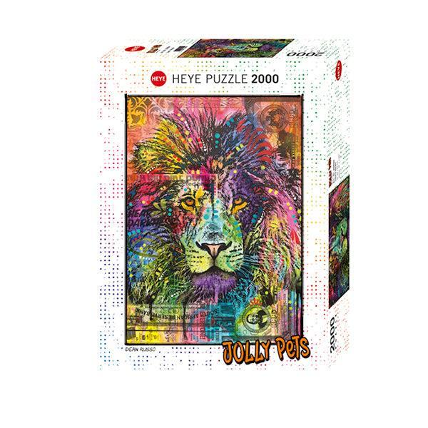 Lion's Heart Jolly Pets 2000 Piece Jigsaw Puzzle Heye (ONLINE ORDER ONLY)