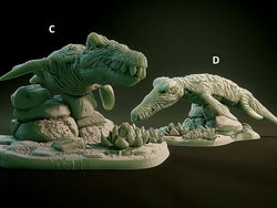 3D Printed Nafarrate Liopleurodon Lovecraftian Bestiary 28 32 mm D&D (Online Only)