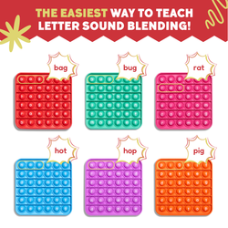 .6 Extra CVC Fidget Mats (Word Pop) (Online Order Only)