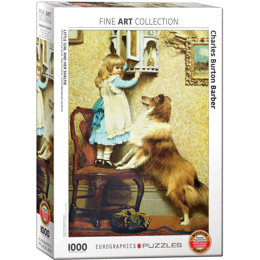 Little Girl & Her Sheltie 1000 Piece Jigsaw Puzzle Eurographics (ONLINE ORDER ONLY)