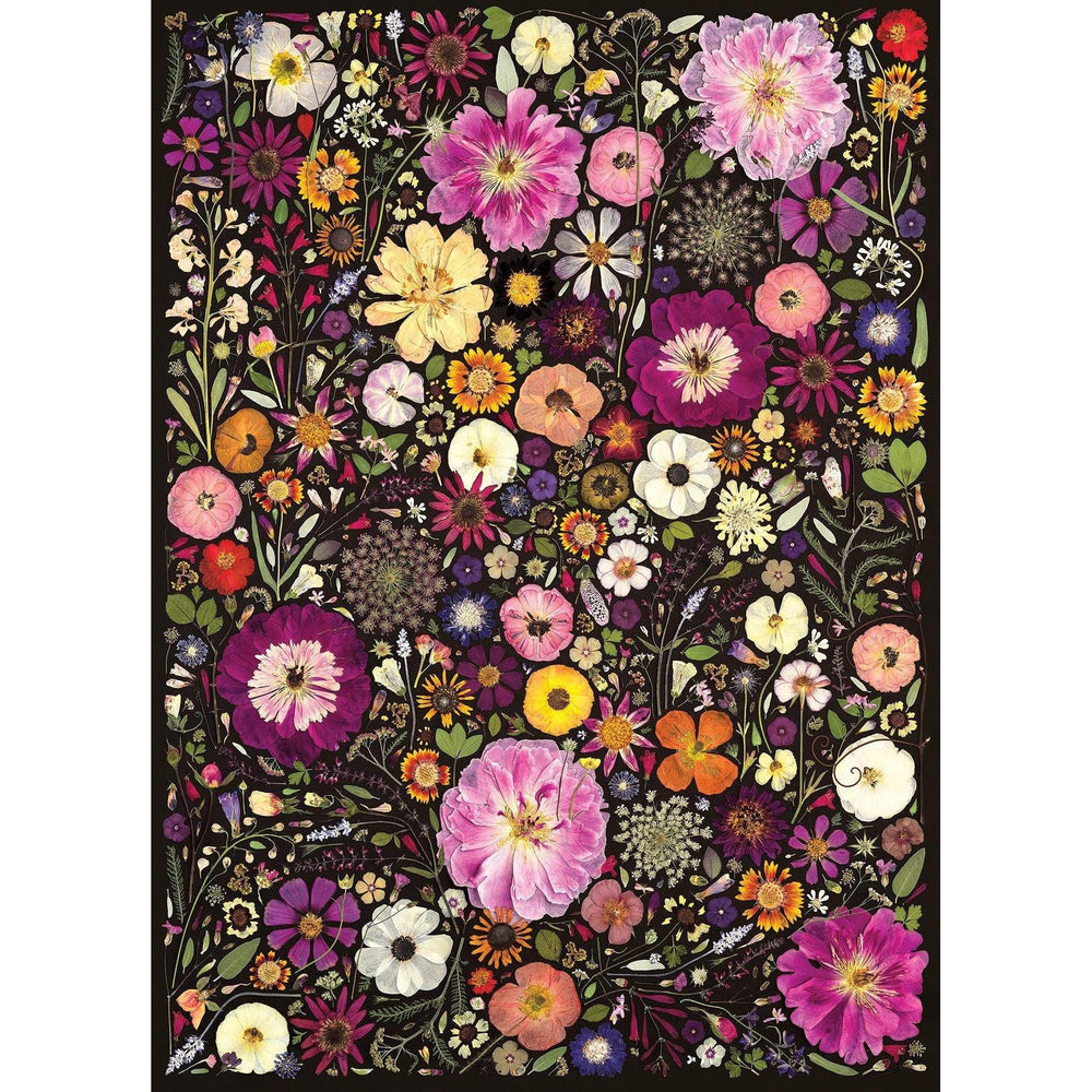 Little Hollow & Red Daisy Flower Press 500 Piece Jigsaw Puzzle Cobble Hill (ONLINE ORDER ONLY)