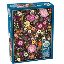 Little Hollow & Red Daisy Flower Press 500 Piece Jigsaw Puzzle Cobble Hill (ONLINE ORDER ONLY)
