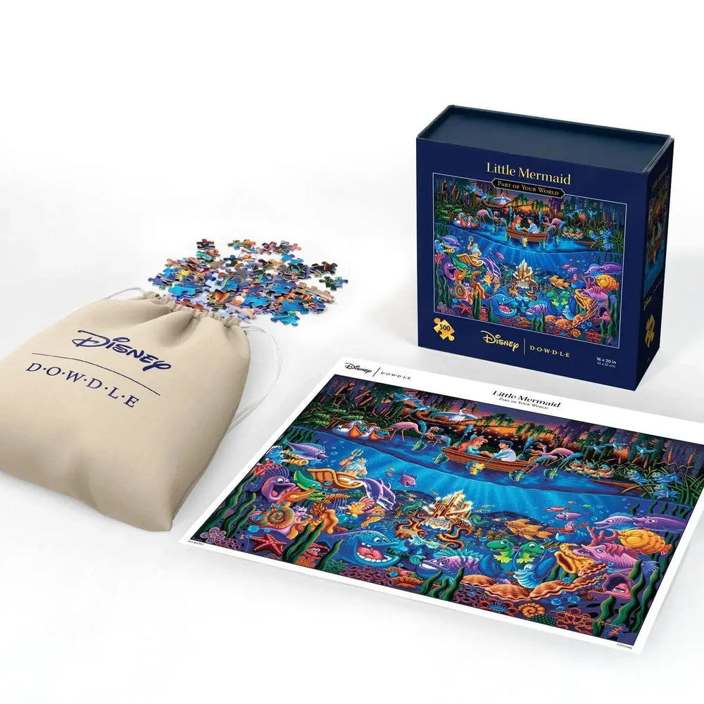 Little Mermaid Part of Your World 500 Piece Jigsaw Puzzle Disney x Dowdle (ONLINE ORDER ONLY)