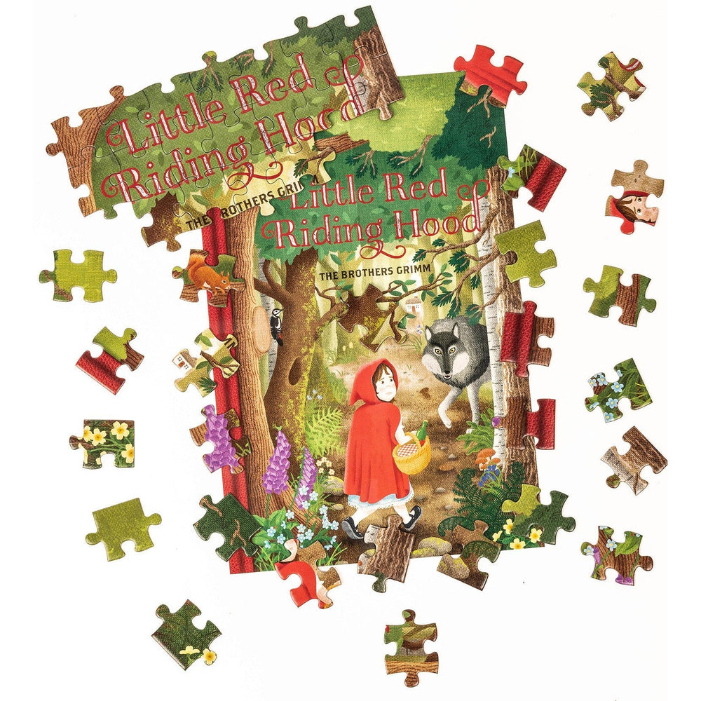 Little Red Riding Hood Double-Sided 96 Piece Jigsaw Puzzle Professor Puzzle (ONLINE ORDER ONLY)