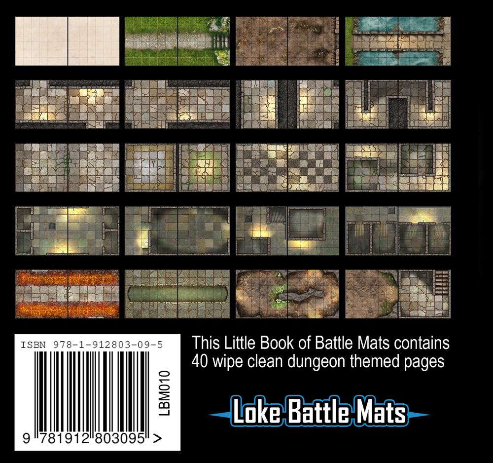 Little Book of Battle Mats: Dungeon Edition (ONLINE ORDER ONLY)