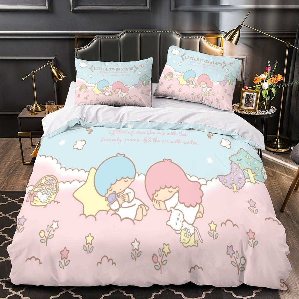 Little Twin Stars Bedding Set Pattern Quilt Cover Without Filler (Online Order Only)