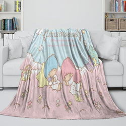 Little Twin Stars Blanket Flannel Fleece Throw Room Decoration (Online Order Only)