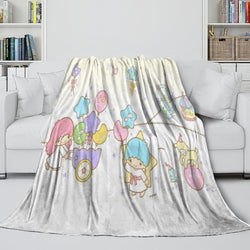 Little Twin Stars Blanket Flannel Fleece Throw Room Decoration (Online Order Only)