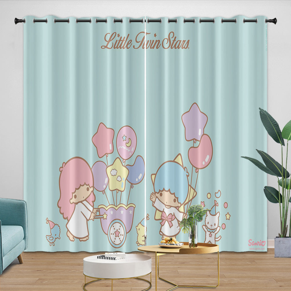 Little Twin Stars Curtains Blackout Window Drapes Room Decoration (Online Order Only)