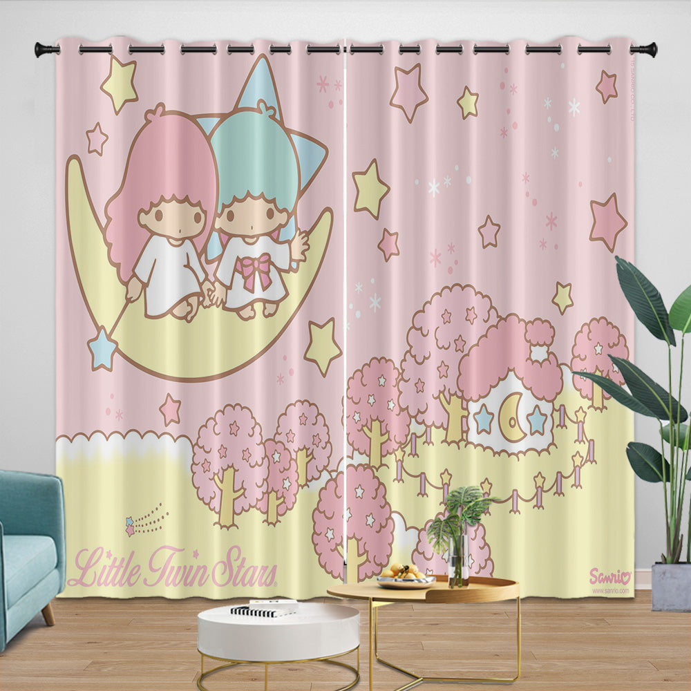 Little Twin Stars Curtains Blackout Window Drapes Room Decoration (Online Order Only)