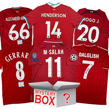 Liverpool F.C. Autographed/Signed Soccer Jersey Mystery Box with PSA JSA or Beckett COA (ONLINE ORDER ONLY)
