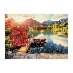 Living La Vida Lake (Ahhhh) 1000 Piece Jigsaw Puzzle Fred (ONLINE ORDER ONLY)