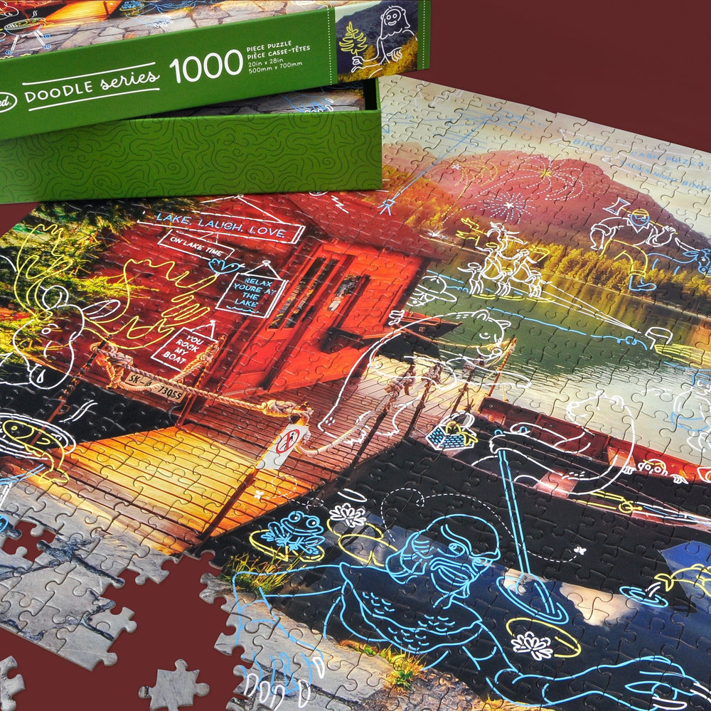 Living La Vida Lake (Ahhhh) 1000 Piece Jigsaw Puzzle Fred (ONLINE ORDER ONLY)