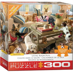 Living Room Pups 300 Piece Jigsaw Puzzle Eurographics