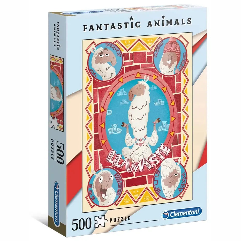 Llamaste "Fantastic Animals" 500 Piece Jigsaw Puzzle Clementoni (ONLINE ORDER ONLY)
