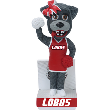 Lobo Lucy New Mexico Lobos Mascot Bobblehead (Presale) (ONLINE ORDER ONLY)