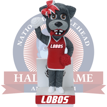 Lobo Lucy New Mexico Lobos Mascot Bobblehead (Presale) (ONLINE ORDER ONLY)