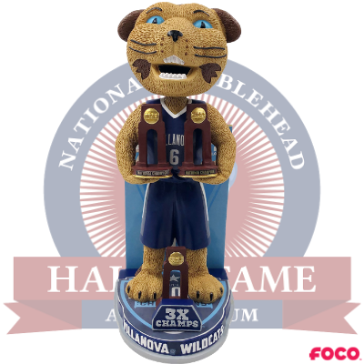 Villanova Wildcats 3-Time NCAA Men's Basketball National Champions Bobblehead (ONLINE ORDER ONLY)