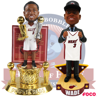 Dwyane Wade Miami Heat Career Celebration Bobbleheads (ONLINE ORDER ONLY)