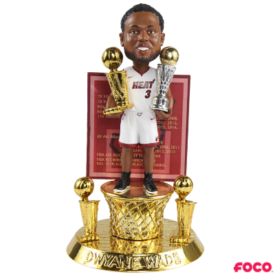 Dwyane Wade Miami Heat Career Celebration Bobbleheads (ONLINE ORDER ONLY)