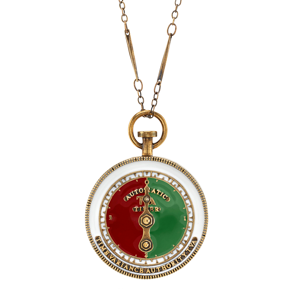 Marvel X RockLove MARVEL STUDIOS LOKI TVA Stopwatch Necklace (ONLINE ORDER ONLY)