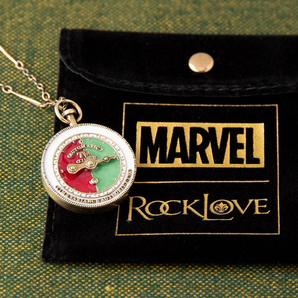 Marvel X RockLove MARVEL STUDIOS LOKI TVA Stopwatch Necklace (ONLINE ORDER ONLY)