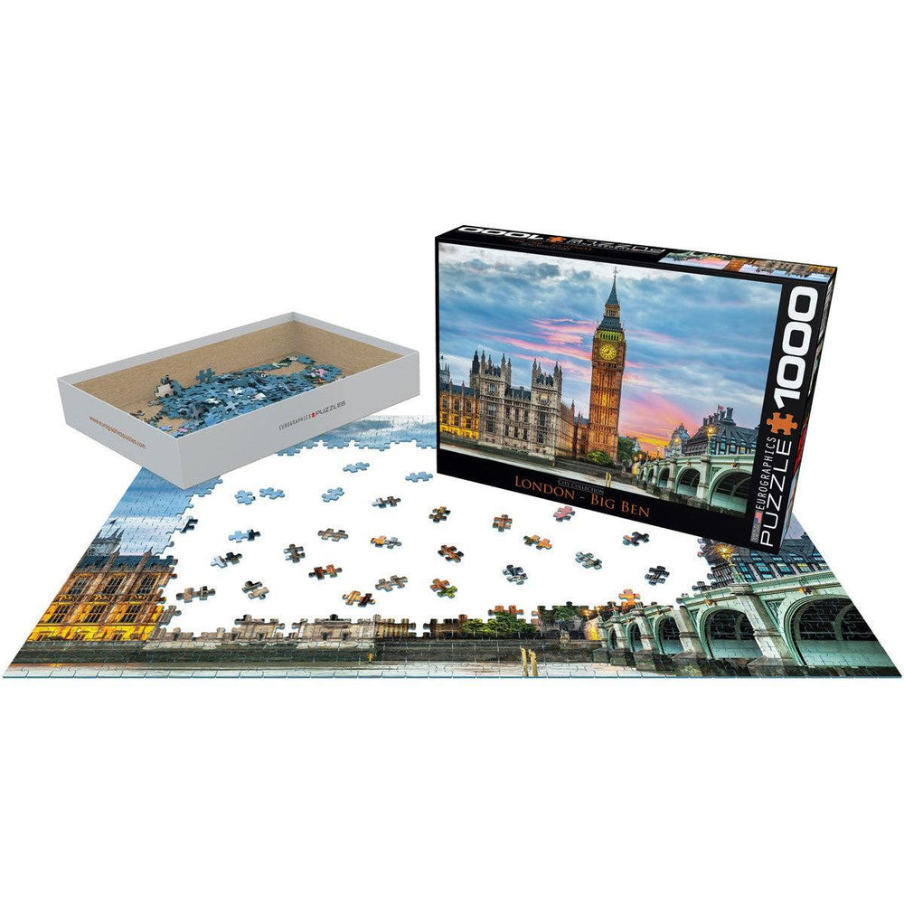 London Big Ben 1000 Piece Jigsaw Puzzle Eurographics (ONLINE ORDER ONLY)