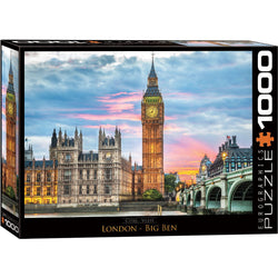 London Big Ben 1000 Piece Jigsaw Puzzle Eurographics (ONLINE ORDER ONLY)