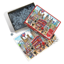 London Calling Doodle Town 1000 Piece Jigsaw Puzzle Cobble Hill