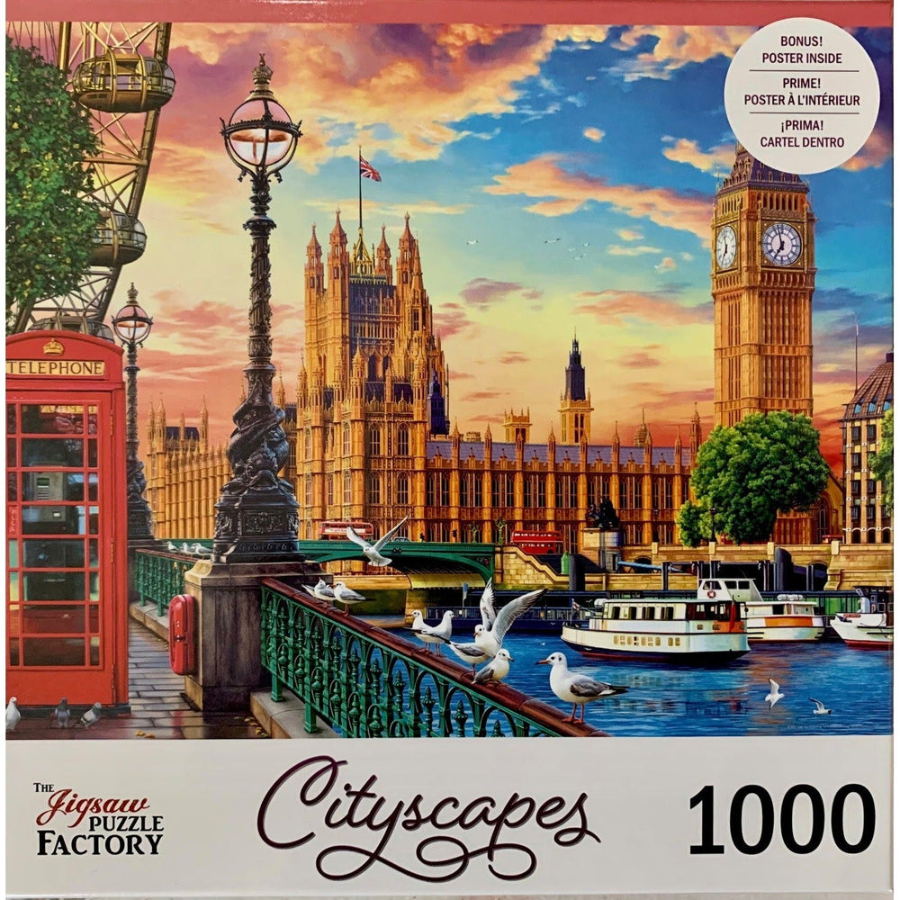 London England 1000 Piece Jigsaw Puzzle Leap Year (ONLINE ORDER ONLY)