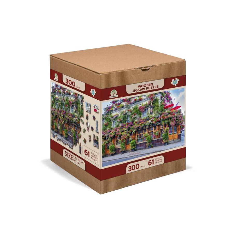London Pub 300 Piece Wood Jigsaw Puzzle Wooden City (ONLINE ORDER ONLY)