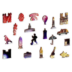 London by Night 300 Piece Wood Jigsaw Puzzle Wooden City (ONLINE ORDER ONLY)