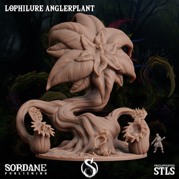 3D Printed Sordane Publishing Lophilure Anglerplant Cupid's Embrace Set 28 32mm D&D (Online Only)