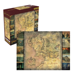 Lord of the Rings Map 1000 Piece Jigsaw Puzzle Aquarius