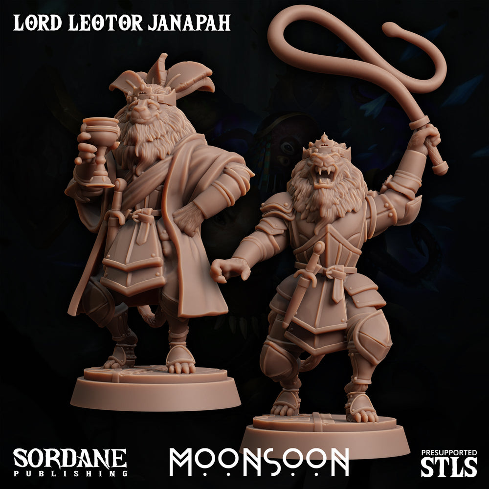 3D Printed Sordane Publishing Loxo Sorcerer Moonsoon 28 32mm D&D (Online Only)