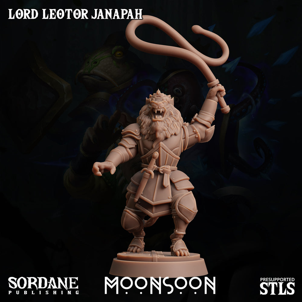 3D Printed Sordane Publishing Loxo Sorcerer Moonsoon 28 32mm D&D (Online Only)