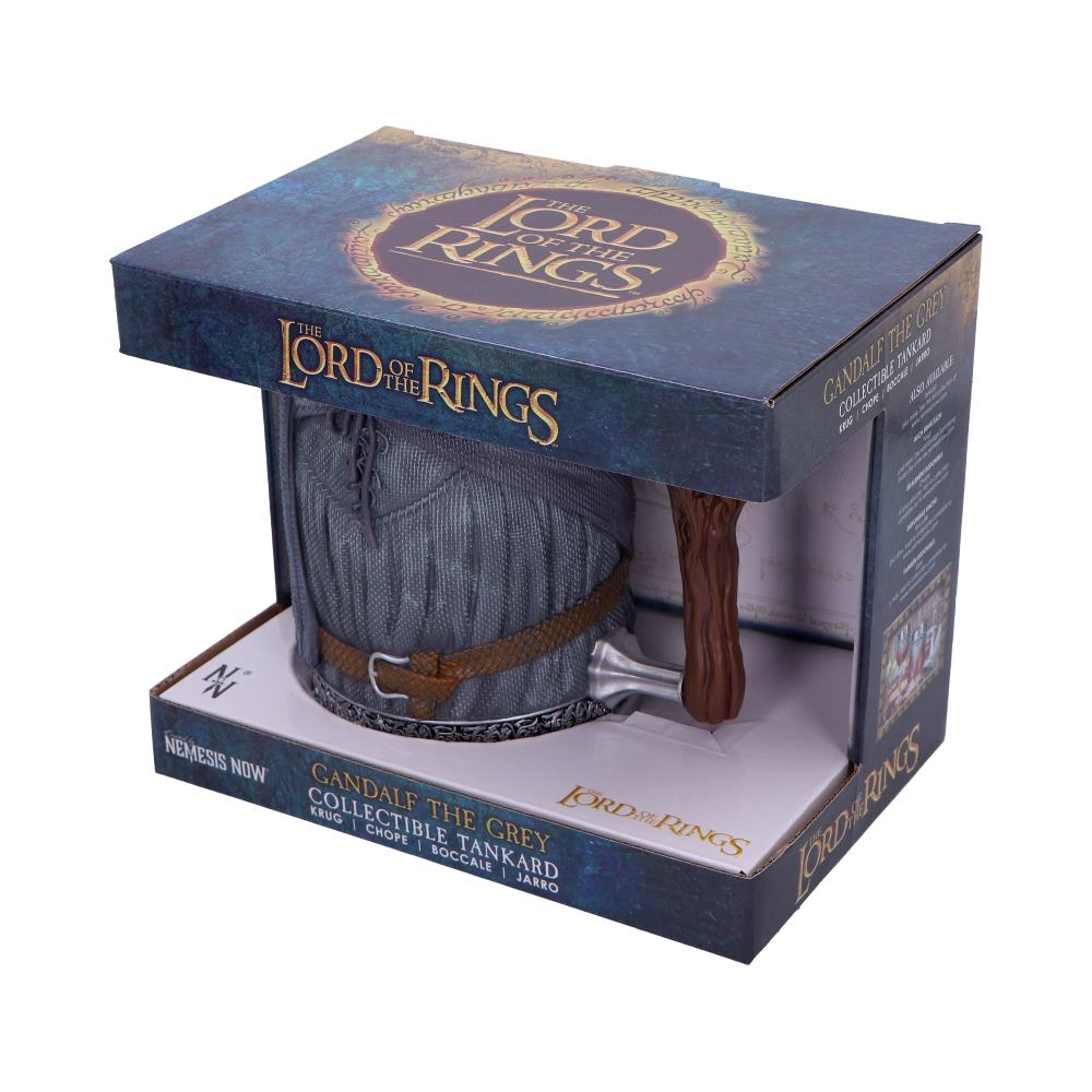 Lord of the Rings Gandalf the Grey Stainless Steel Tankard (ONLINE ORDER ONLY)