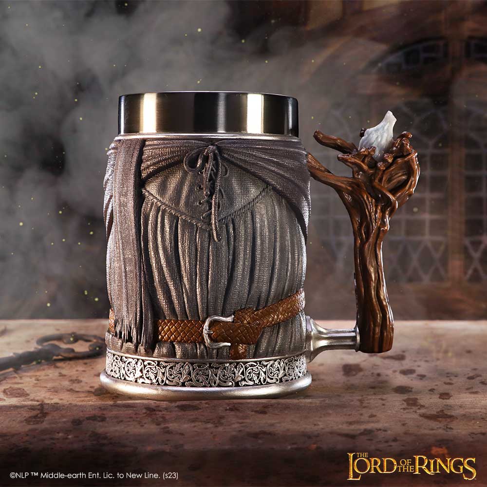 Lord of the Rings Gandalf the Grey Stainless Steel Tankard (ONLINE ORDER ONLY)