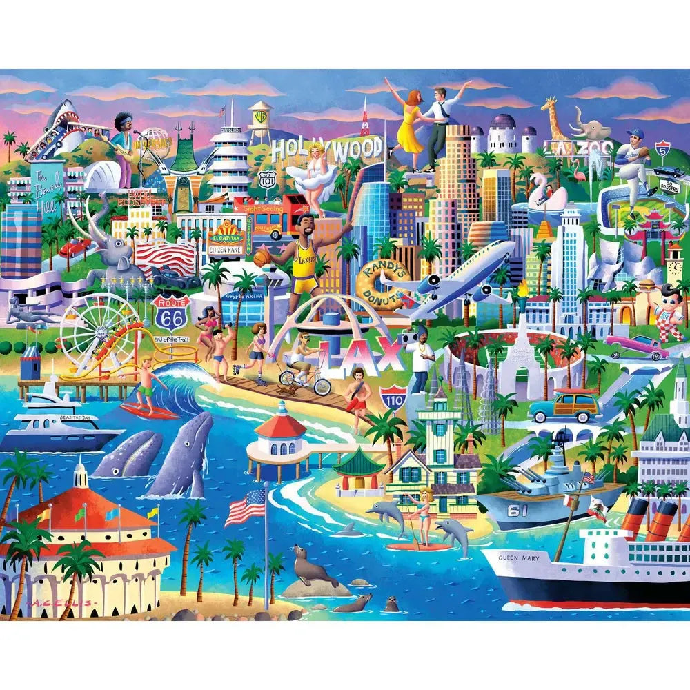 Los Angeles 210 Piece Jigsaw Puzzle Boardwalk (ONLINE ORDER ONLY)