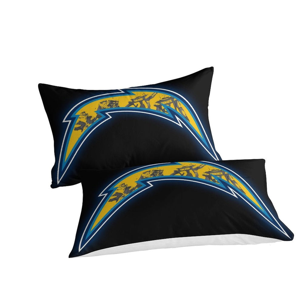 Los Angeles Chargers Bedding Set Duvet Cover Without Filler (Online Order Only)