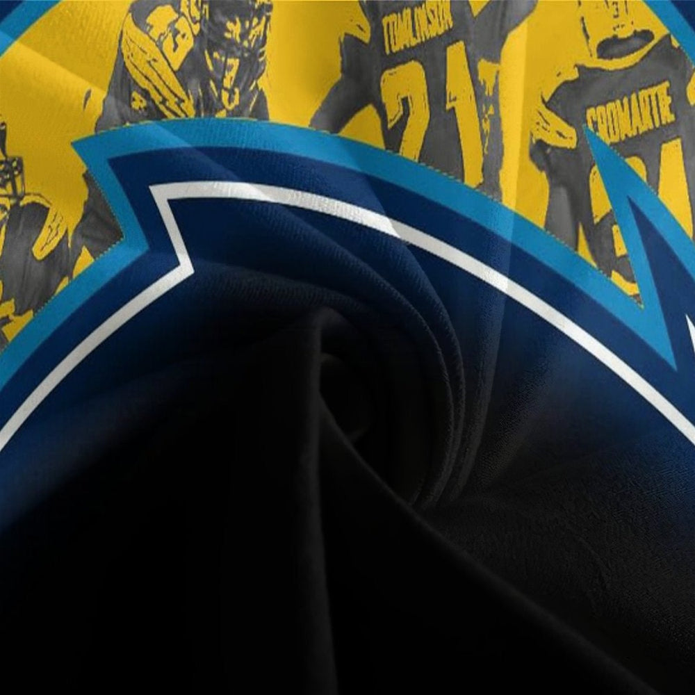 Los Angeles Chargers Bedding Set Duvet Cover Without Filler (Online Order Only)