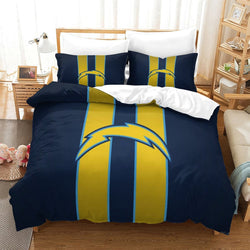 Los Angeles Chargers Bedding Set Duvet Cover Without Filler (Online Order Only)